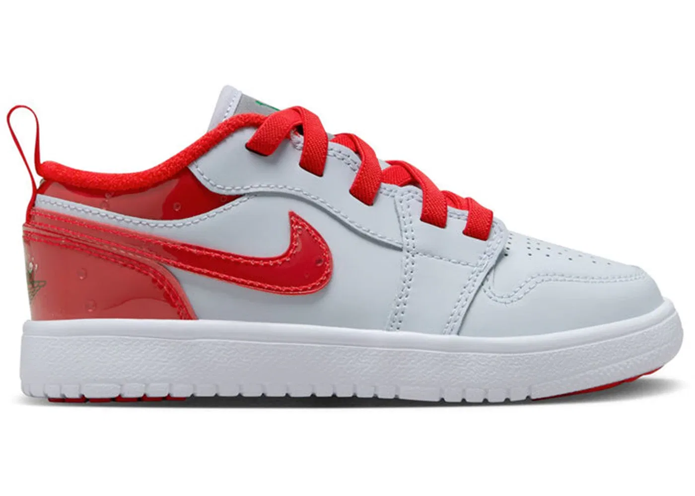 Детские кроссовки Lifestyle Jordan 1 Low Alt SE Jordan, Football Grey/Pine Green/White/University Red
