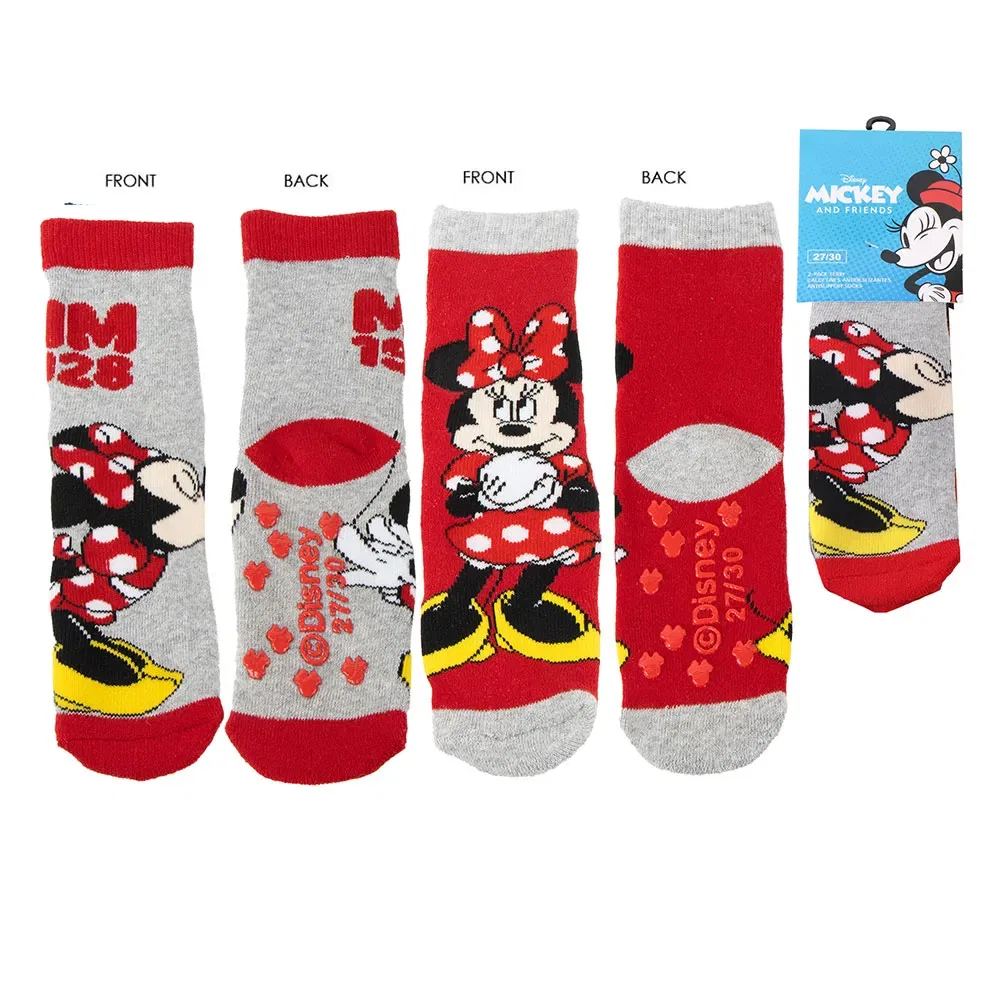 Детские носки для девочек с принтом Minnie Disney, Multicolor