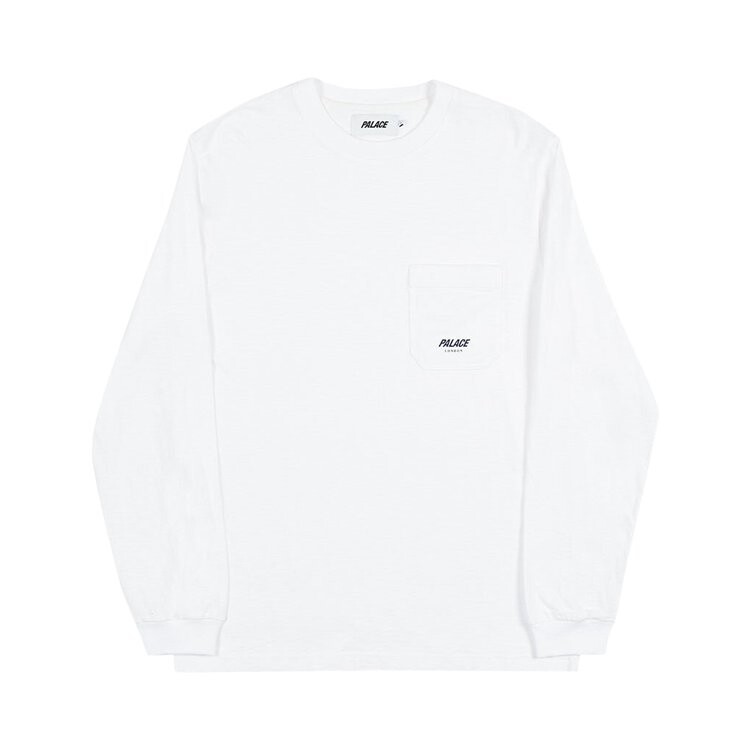 

Лонгслив Palace Slub Pocket Long-Sleeve 'White', белый