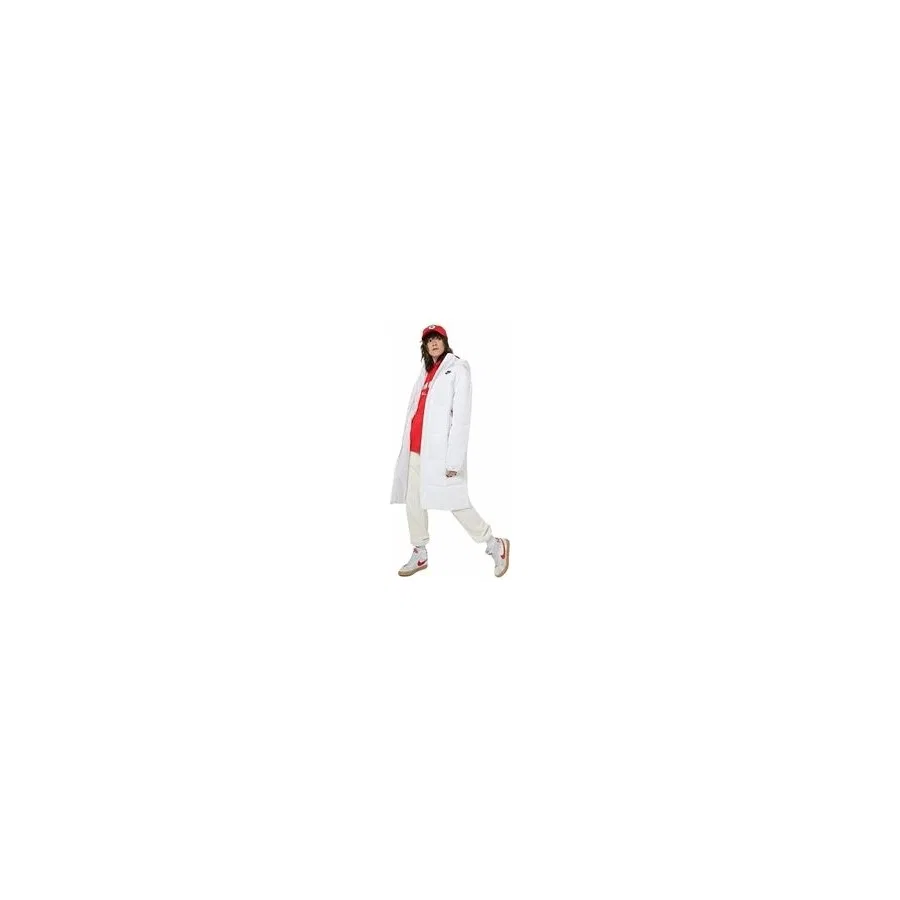 Женский длинный пуховик с длинным рукавом Nike Therma Classic Parka, Белый