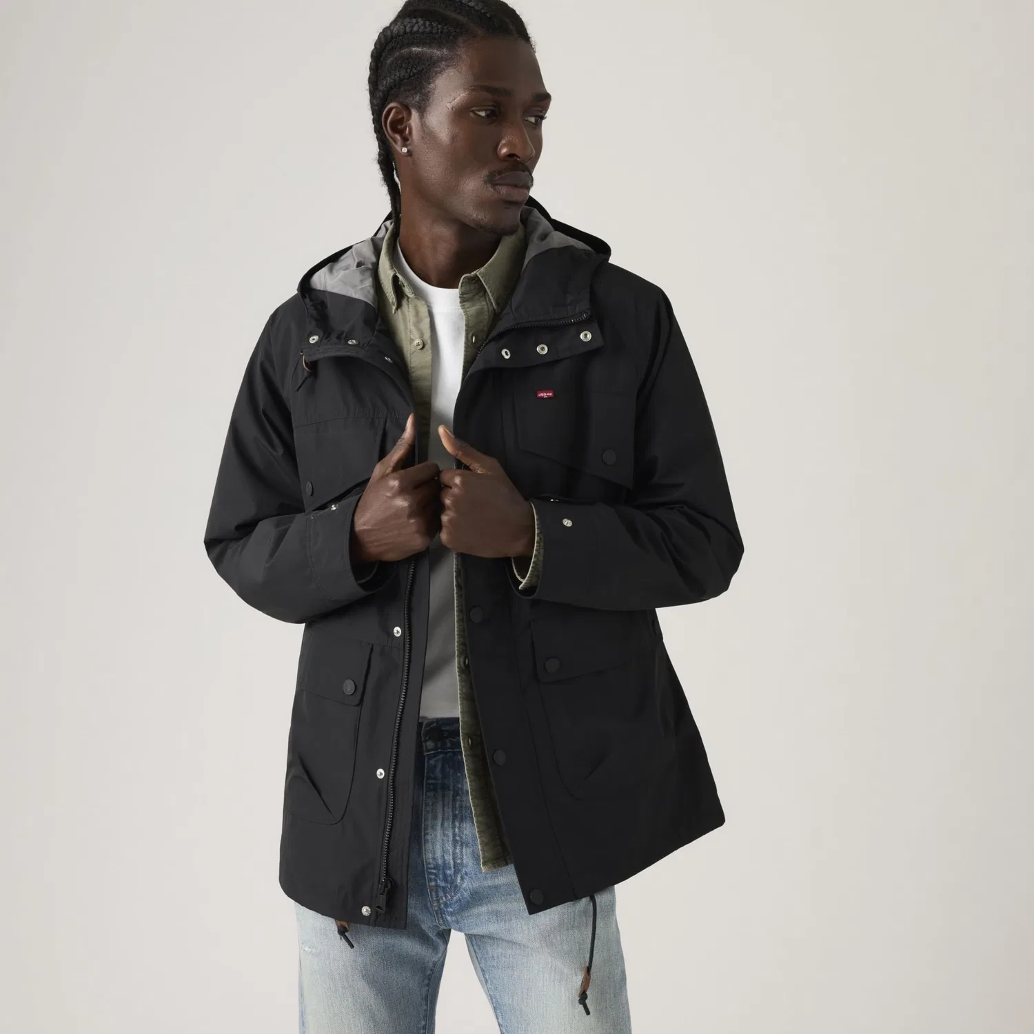 Мужская куртка Marina Utility Parka Levi's, Black — фото 3
