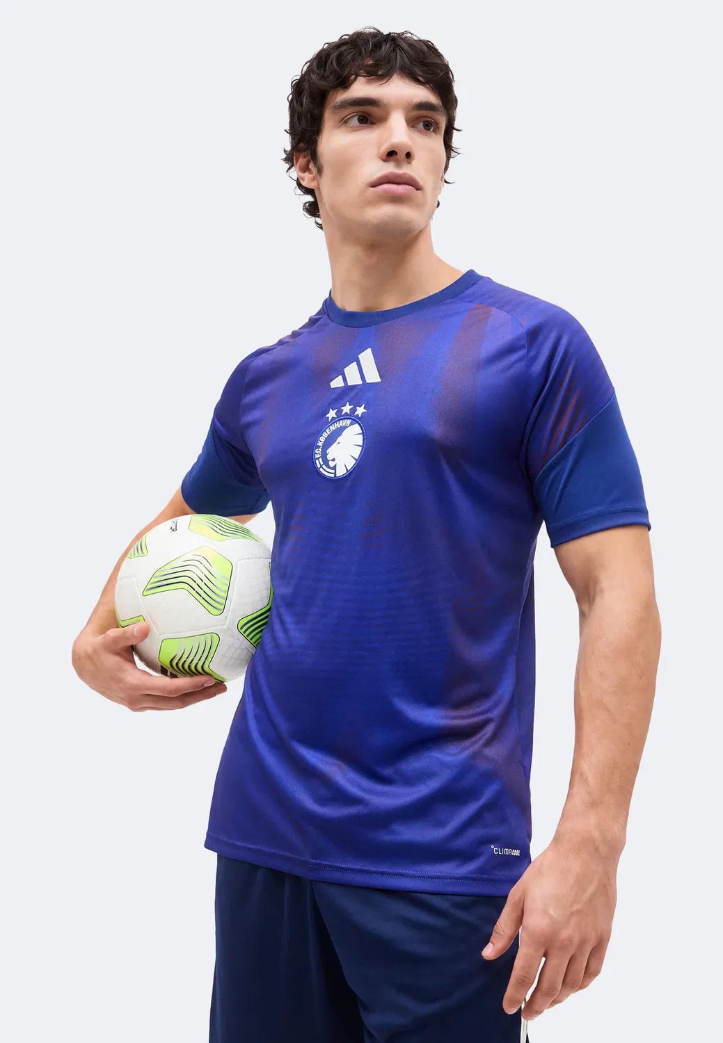Предматчевая форма ФК Копенгаген 26/27 Adidas Performance, Real Blue — фото 4