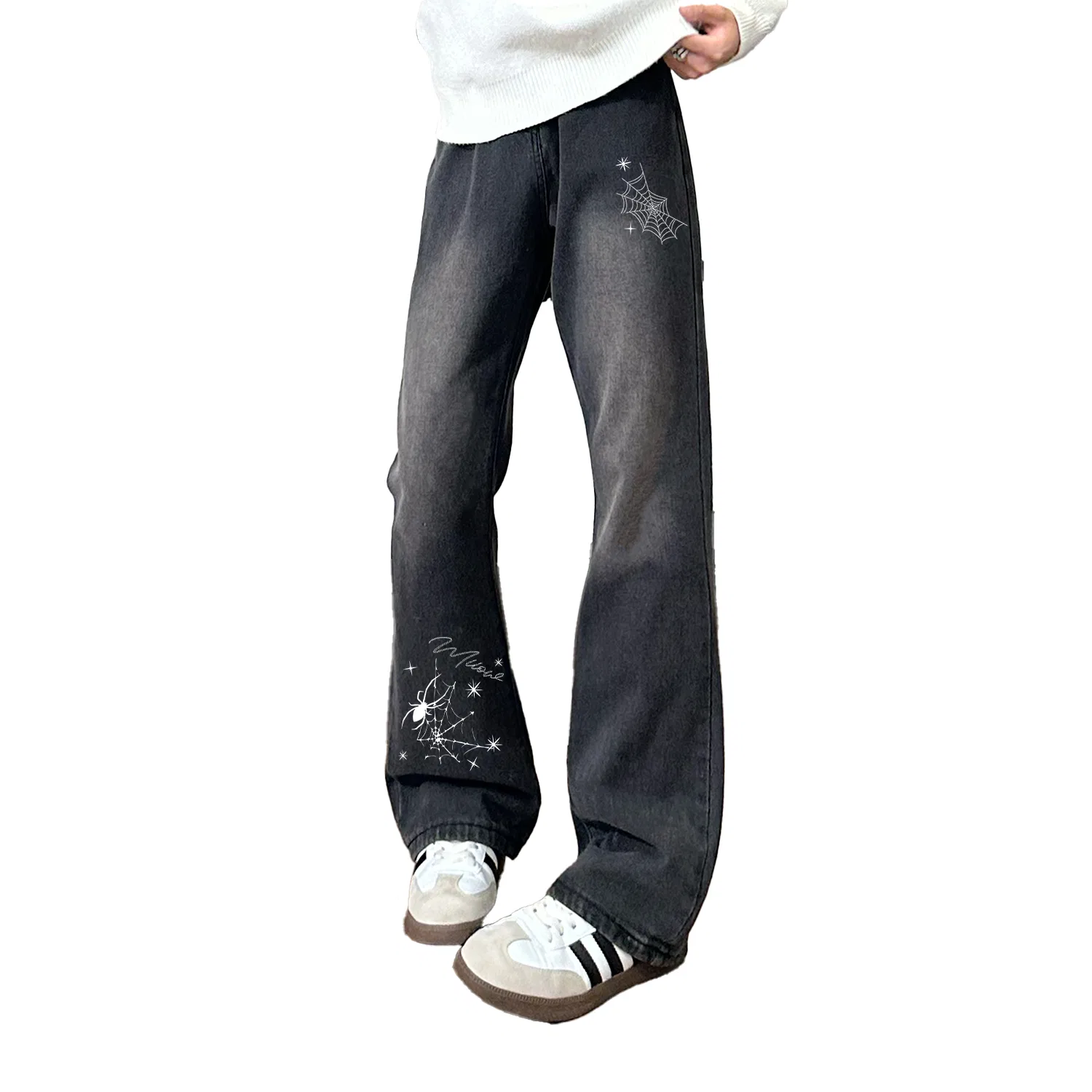 Детские джинсы унисекс прямого кроя, Jeans Unisex Moderate Straight Fit Pants, MIIOW