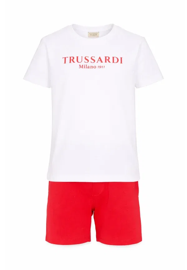 Брюки хлопковые Tru Trussardi Junior, White, белый