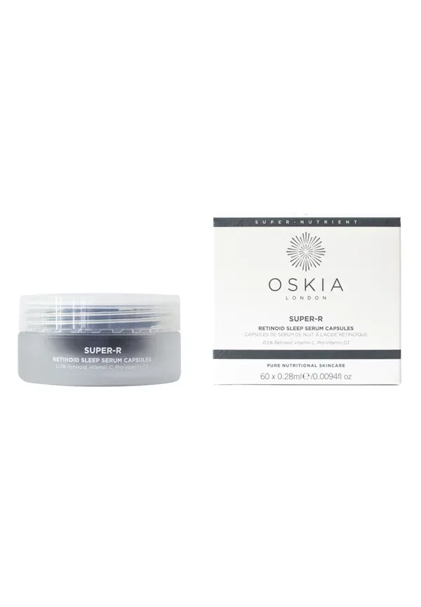 Сыворотка с ретиноидами Serum Super-r Retinoid Sleep Serum Capsules Oskia, Transparent, прозрачный