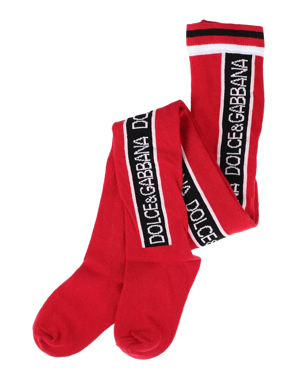 Носки с логотипом Dolce&Gabbana, красный