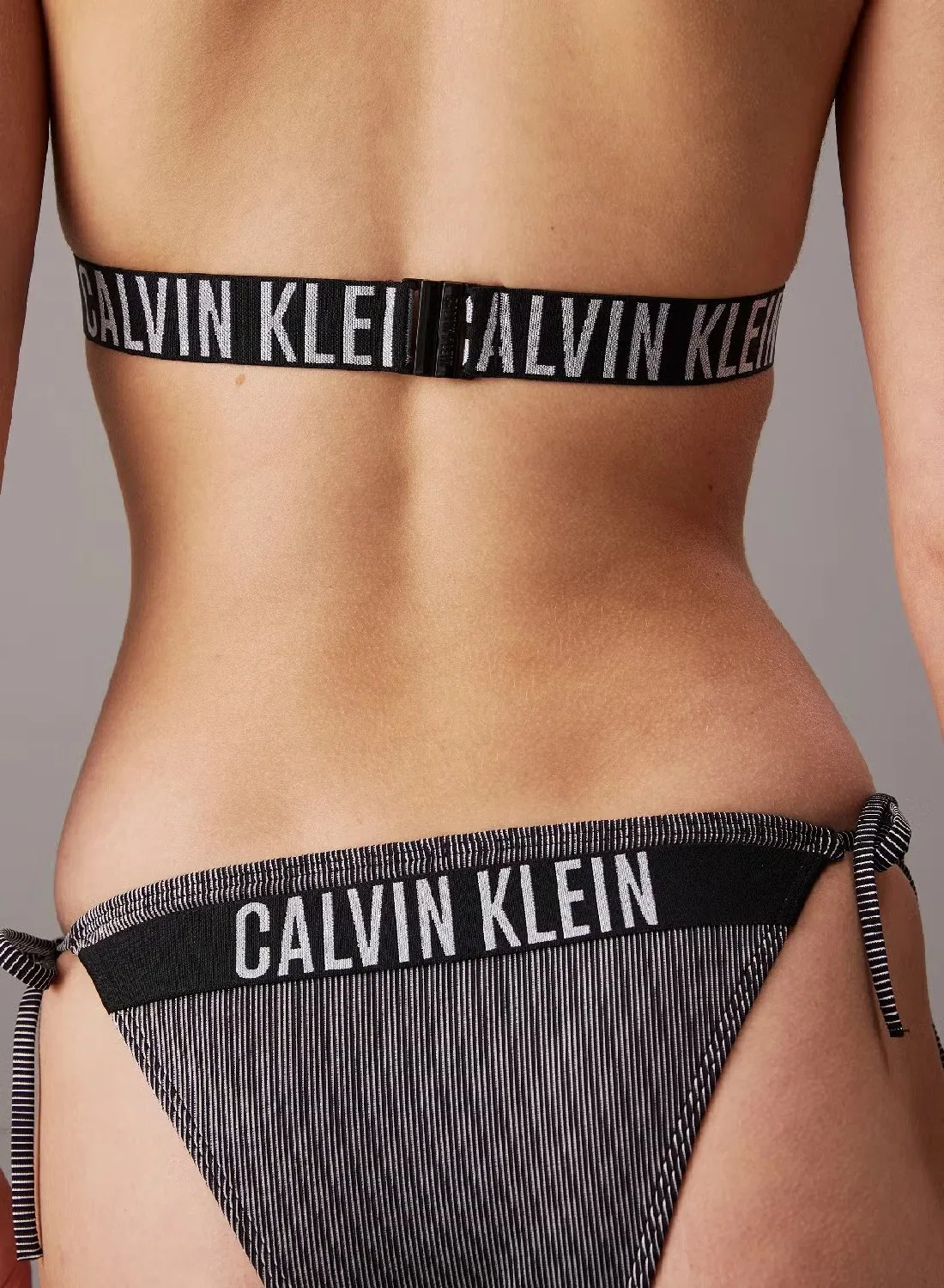 Плавки бикини с завязками Intense Power Calvin Klein, черный — фото 3