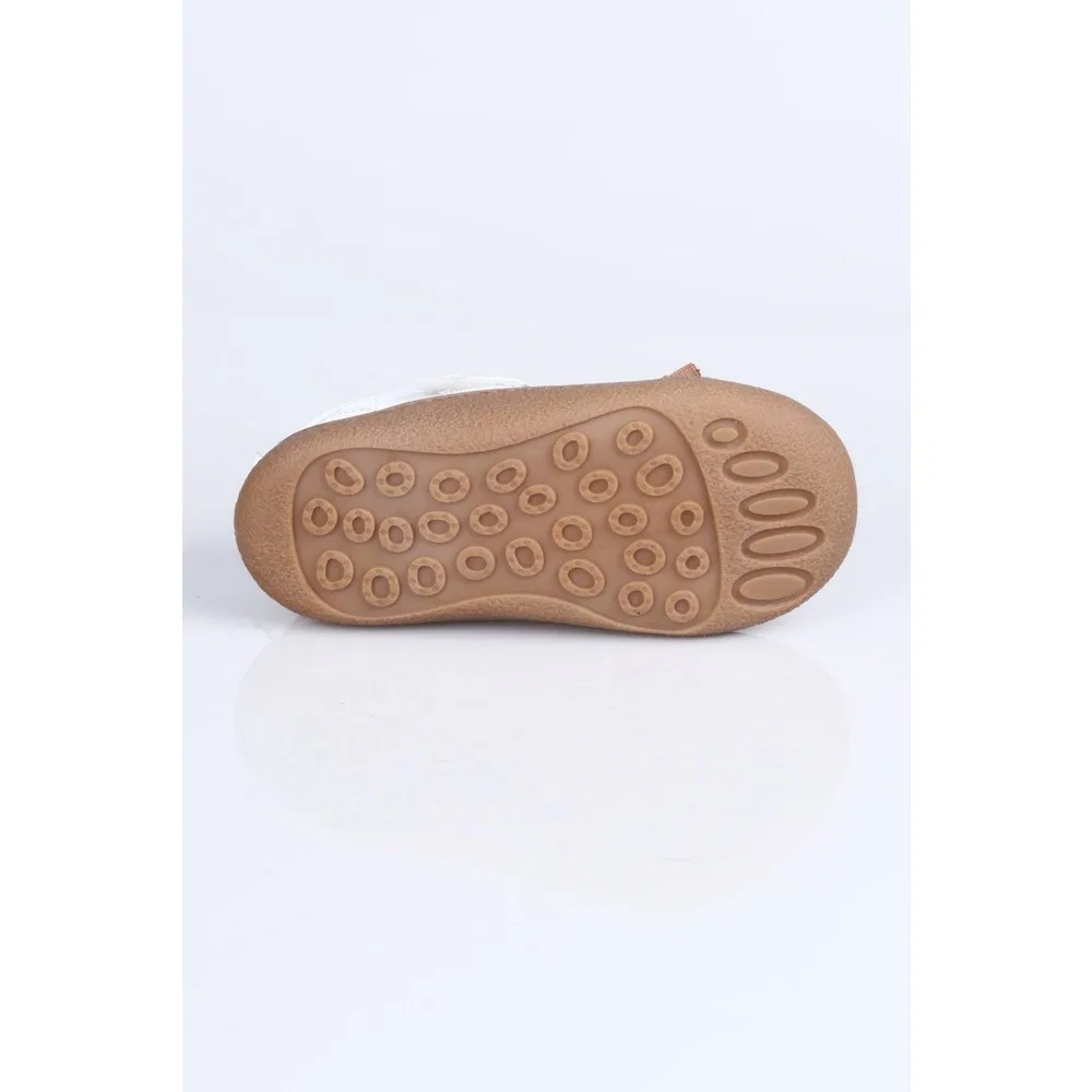 Детские спортивные кроссовки из натуральной кожи Barefoot, White Perlina — фото 2