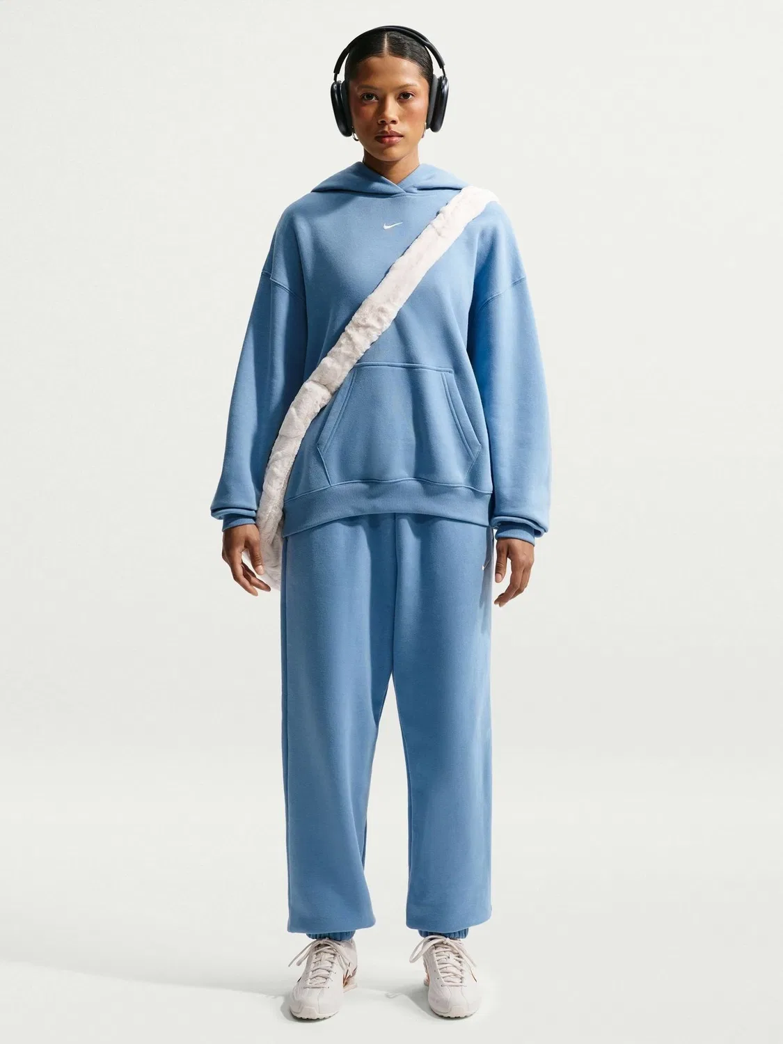 Джоггеры Nike Studio Fleece Work Blue