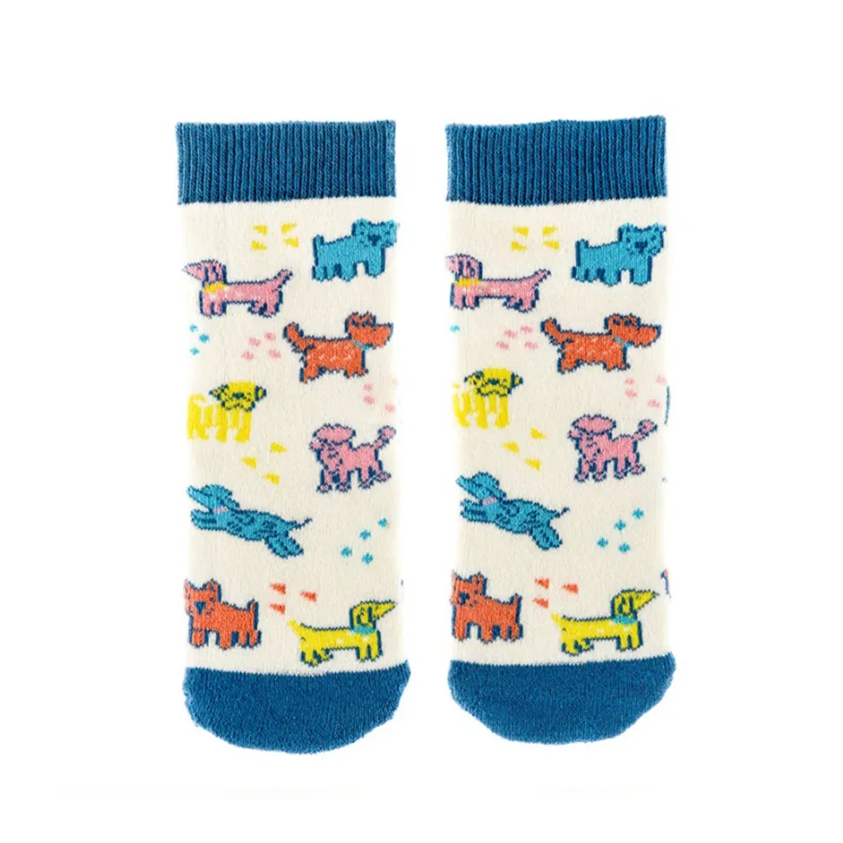 Детские носки для резиновых сапог 1-2 yrs Pastel Poodles Squelch Wellies, White
