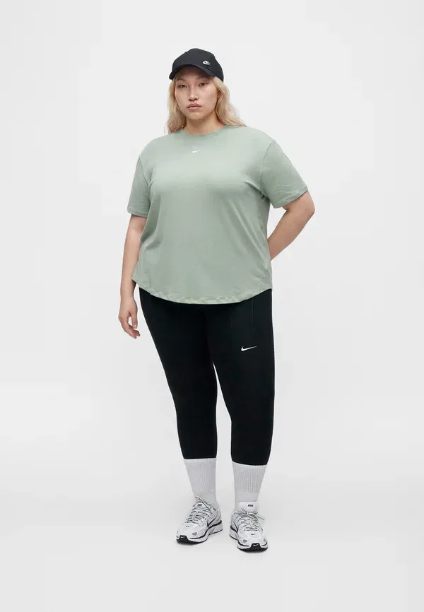 Леггинсы с высокой посадкой Nike Performance Black/White, белый — фото 2
