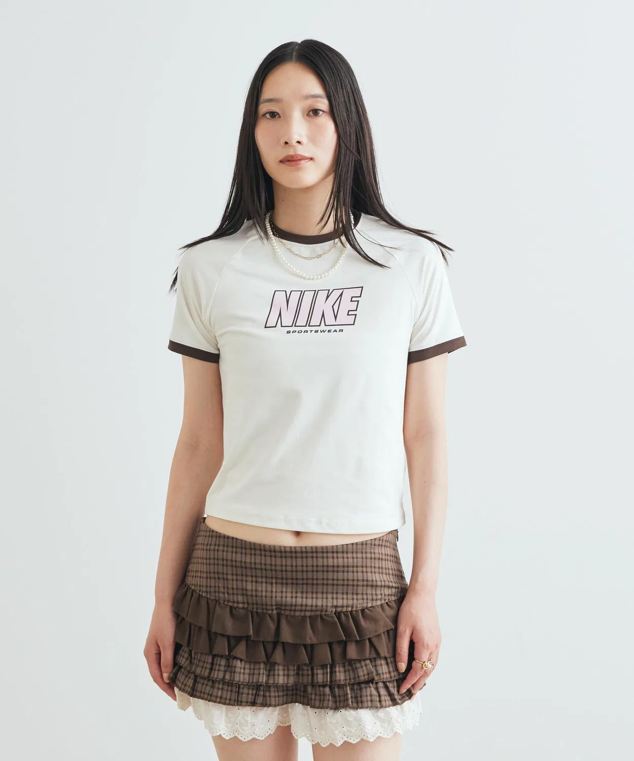 Женская футболка с принтом Nike Sportswear, Cream