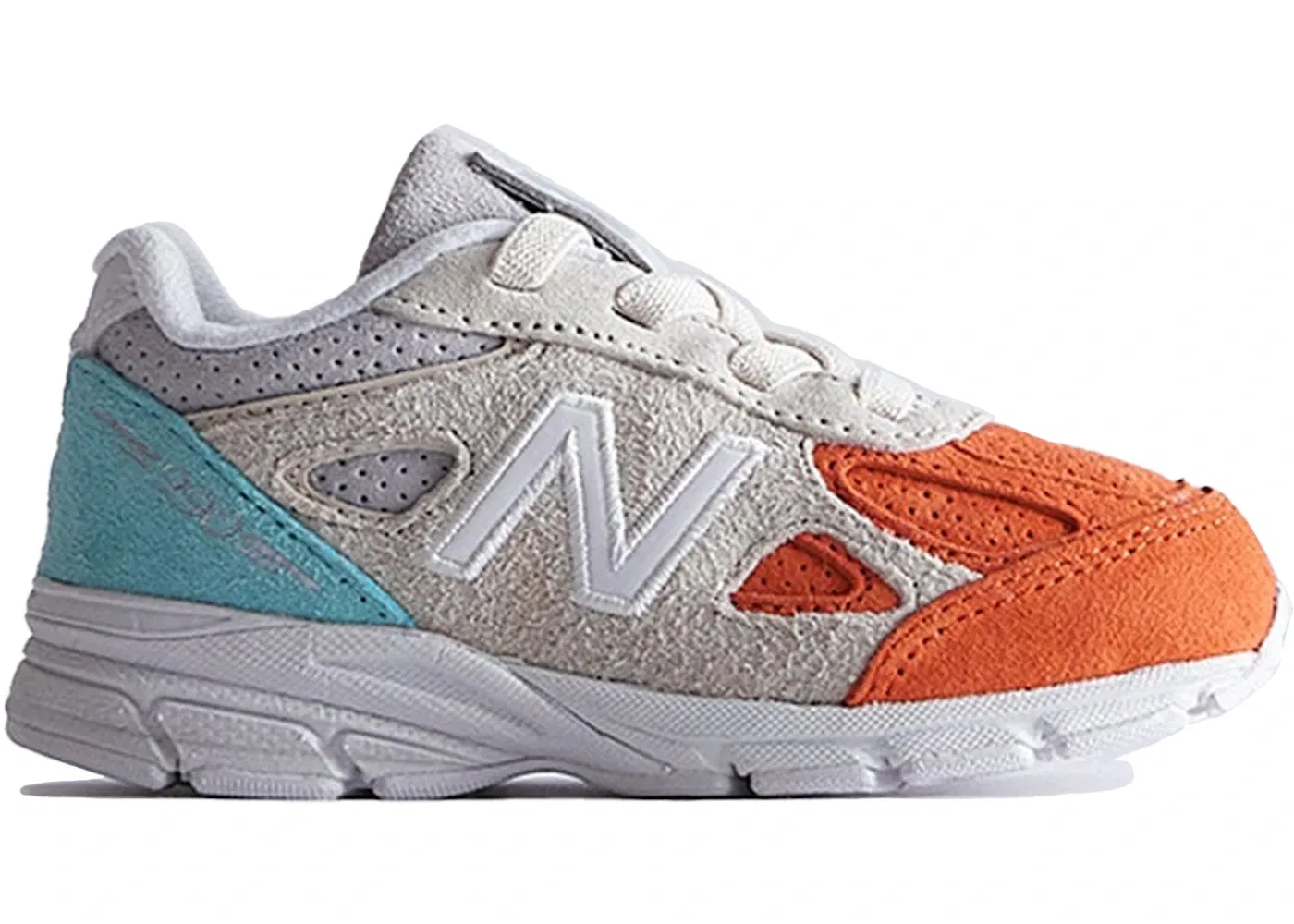 Детские кроссовки Lifestyle New Balance 990v4 Kith Cyclades, Rust/Parchment