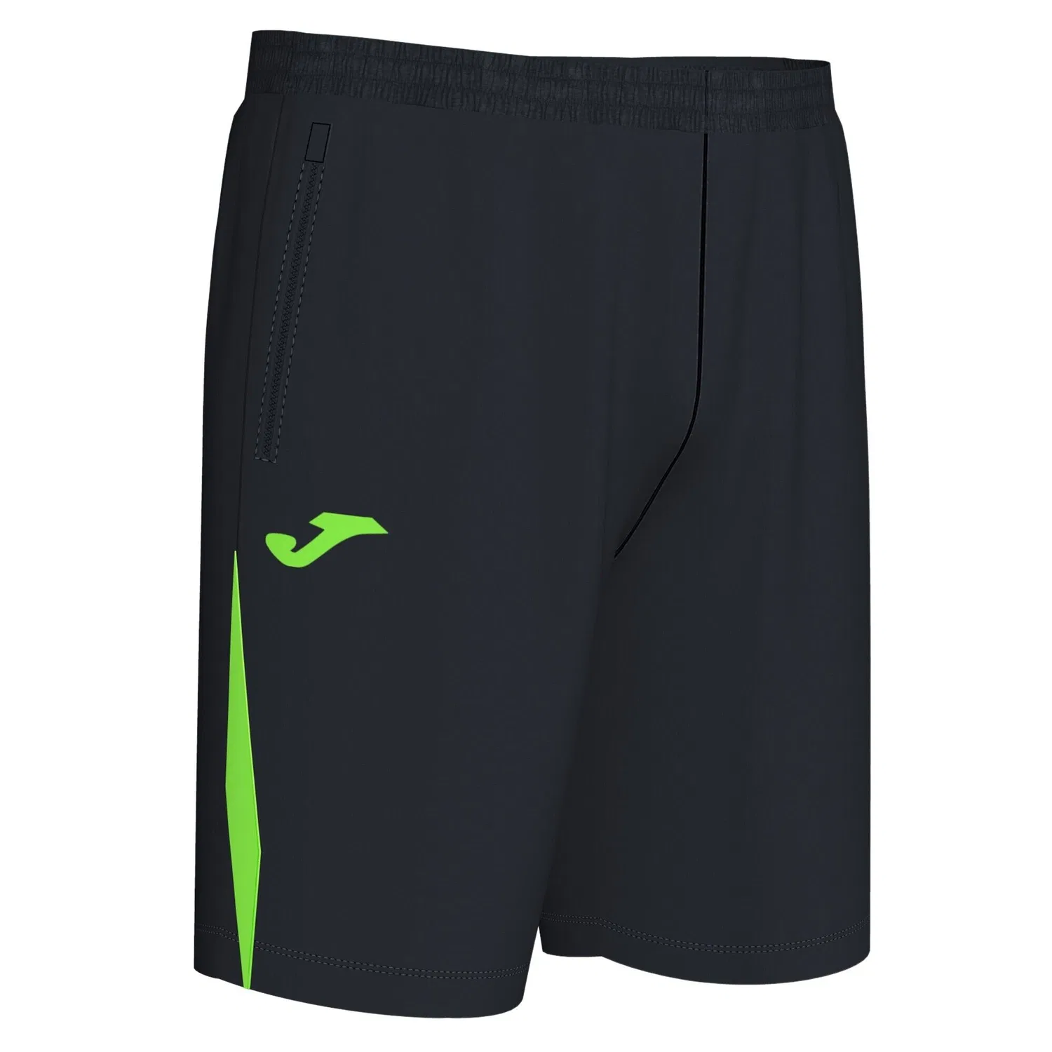 Детские шорты с боковыми карманами Joma, Schwarz Grun