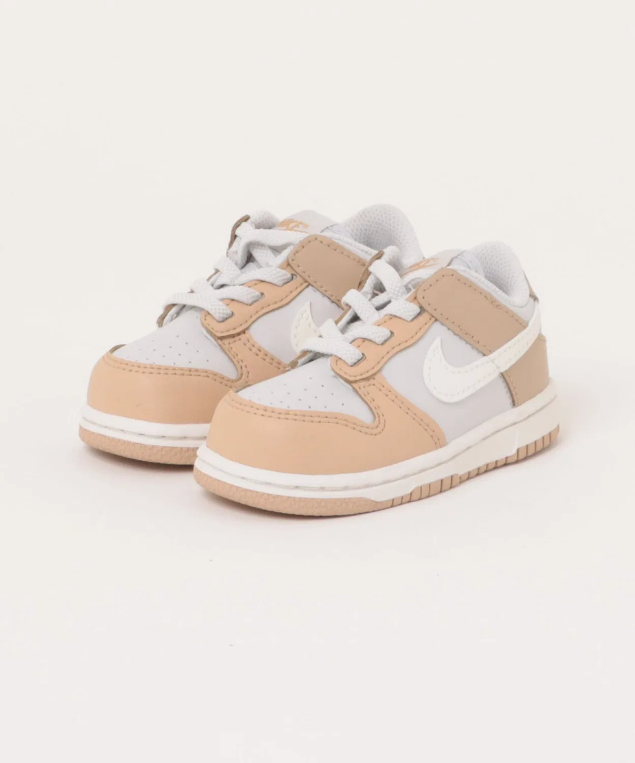 Детские кроссовки с кожаным верхом Nike Dunk Low RP TD, Linen/Sail