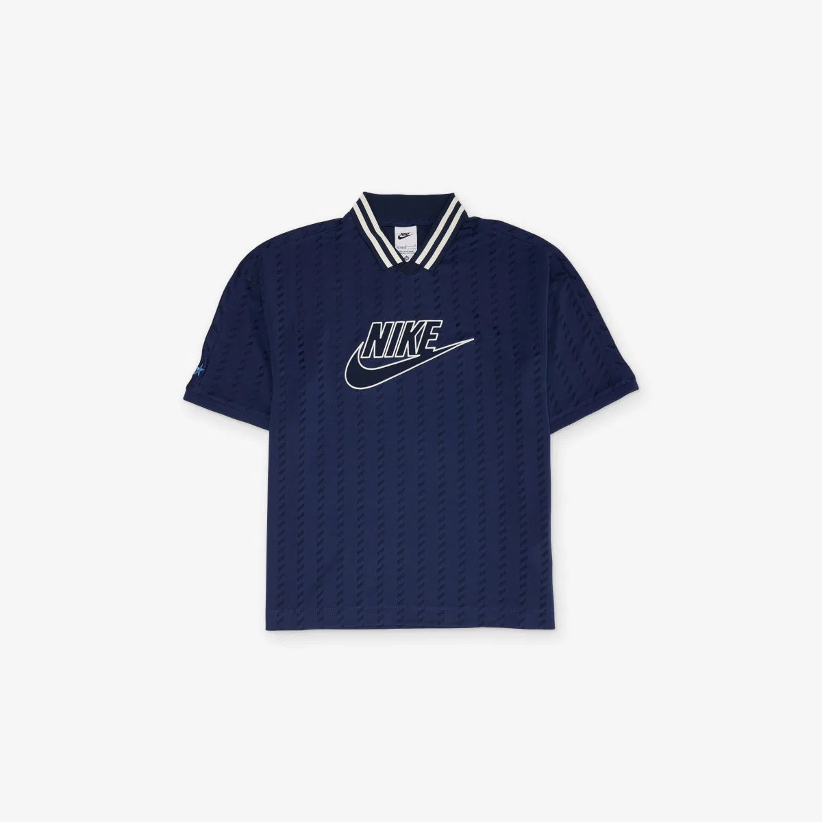 Детская футболка с коротким рукавом и фирменным принтом Nike