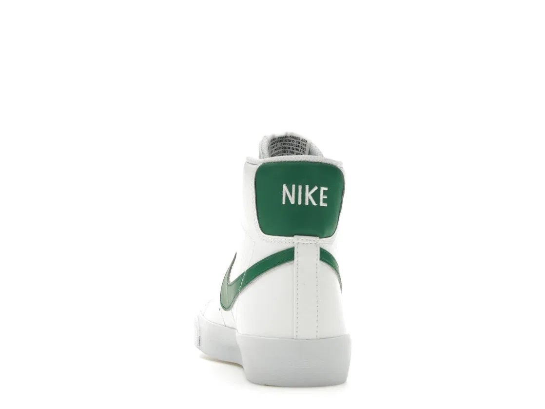 Детские кроссовки с высоким верхом Nike Blazer Mid 77 Nike, White/Pine Green/Black — фото 4