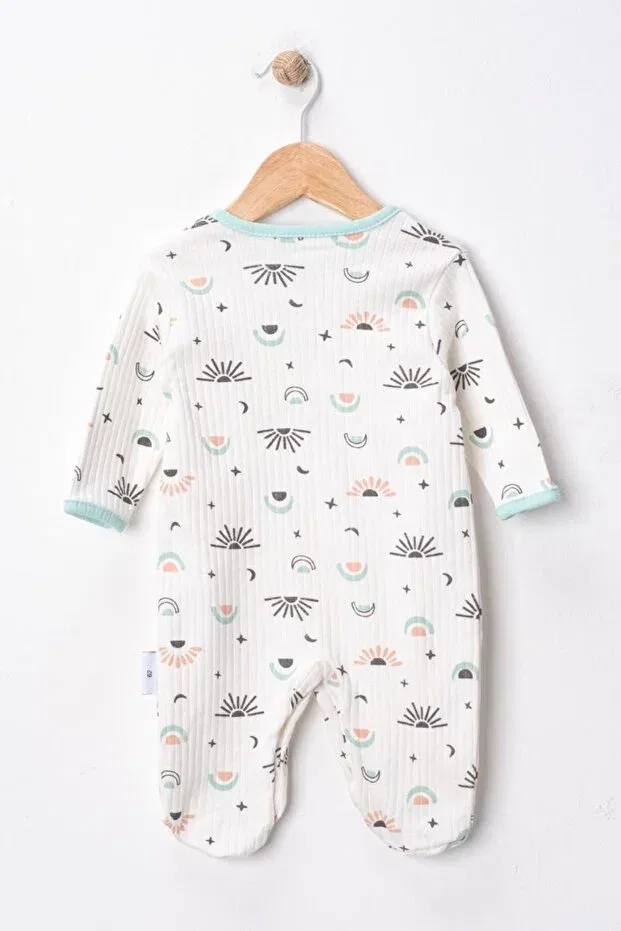 Детский комбинезон-пижама с принтом Basics Enia Baby, Multicolor — фото 3