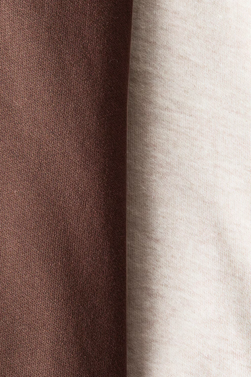 Комплект из 2 спортивных штанов H&M, Hellbeige/Braun — фото 2