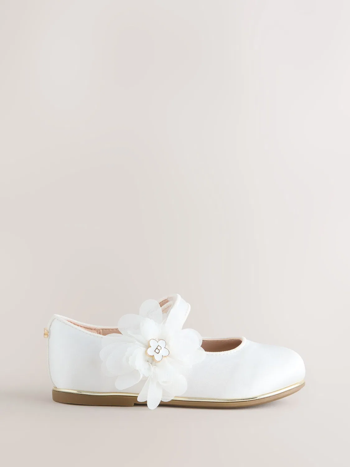 Туфли Мэри Джейн Corsage Baker by Ted Baker, Ivory