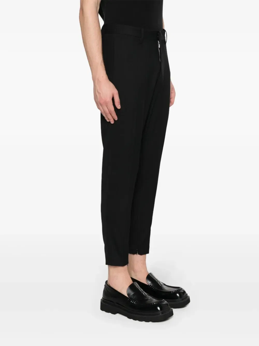 Брюки Corset Skinny Techno Dsquared2, черный — фото 4