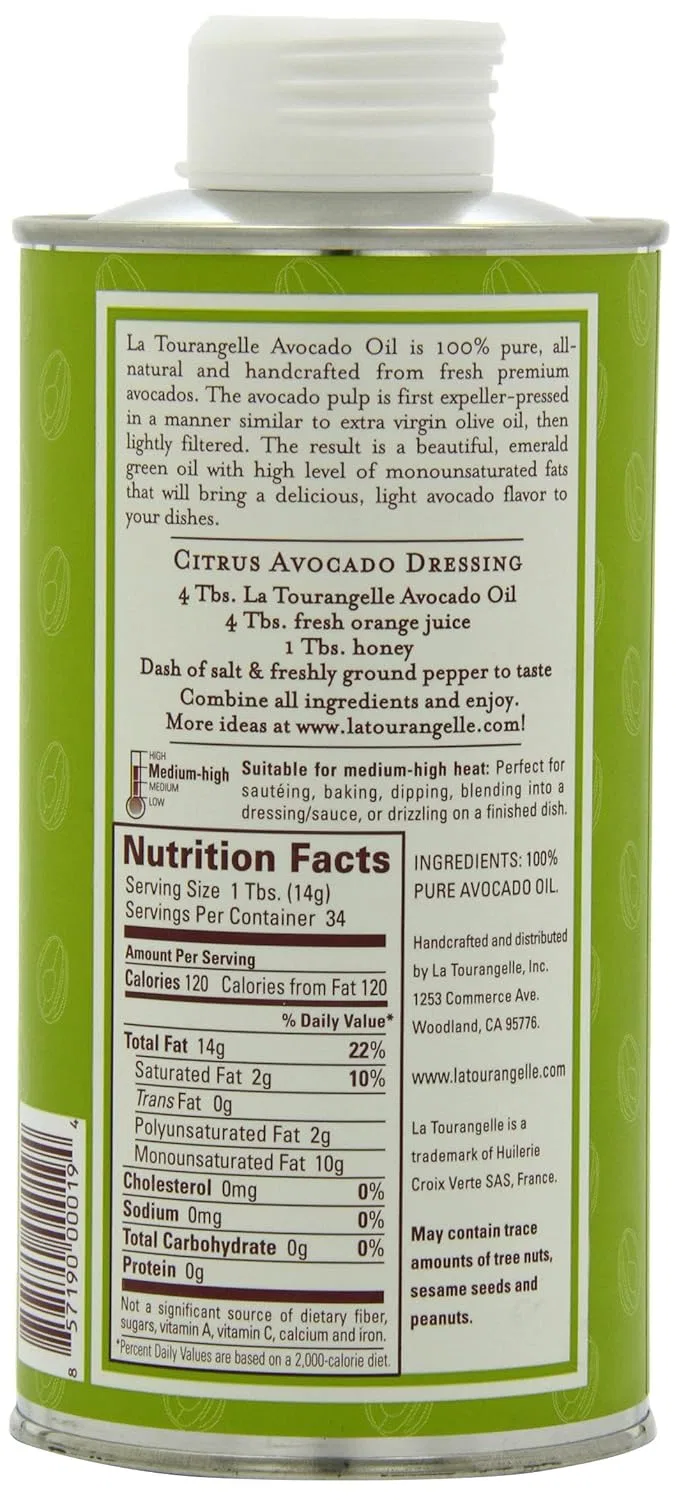 Масло для тела Avocado Oil, La Tourangelle, набор 2 шт., 1 л — фото 4