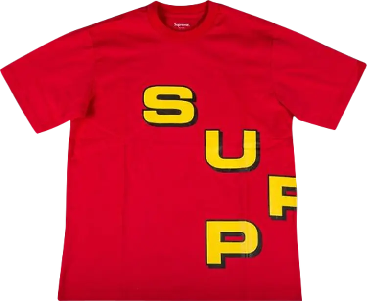 

Футболка Supreme Stagger T-Shirt 'Red', красный