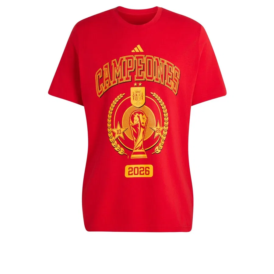 Спортивная футболка ADIDAS PERFORMANCE Performance Shirt 'FEF H WIN26 TW' красного цвета