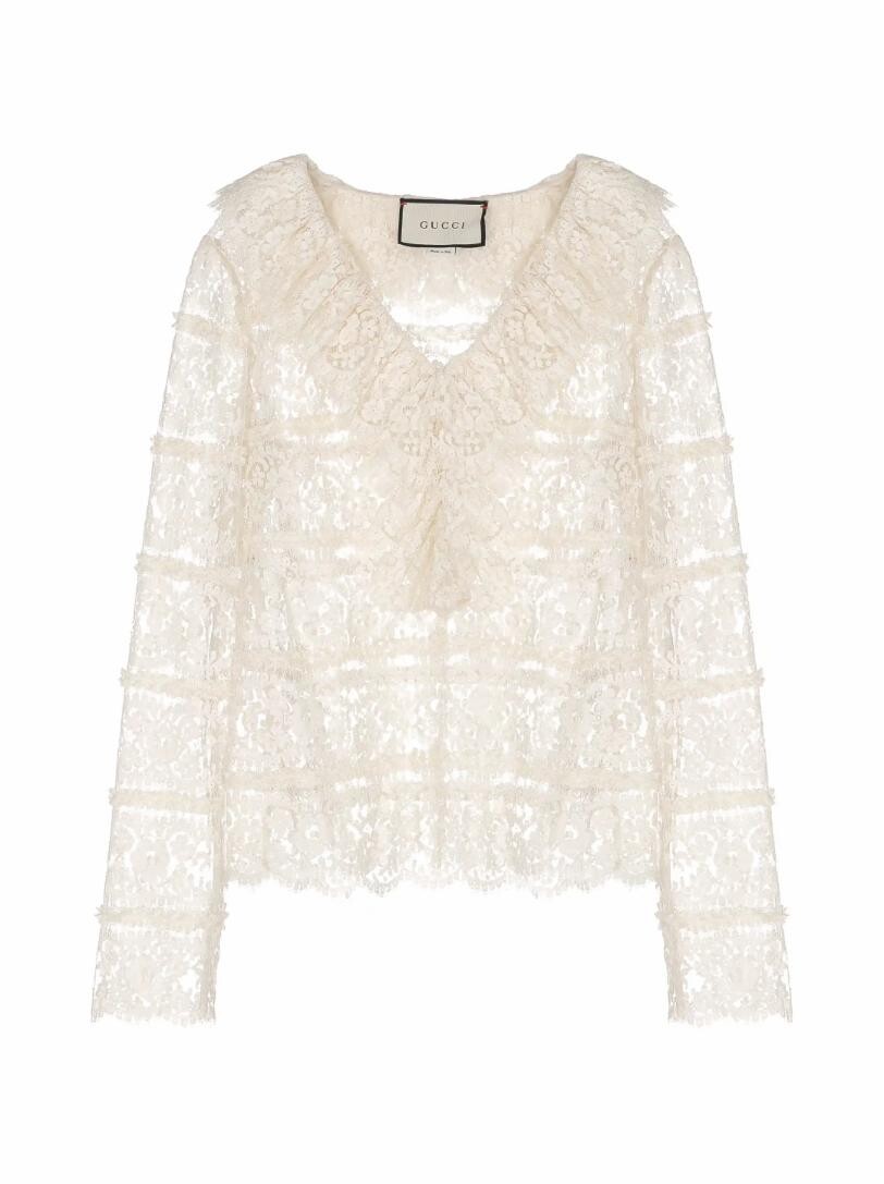 

Кружевная блузка Gucci