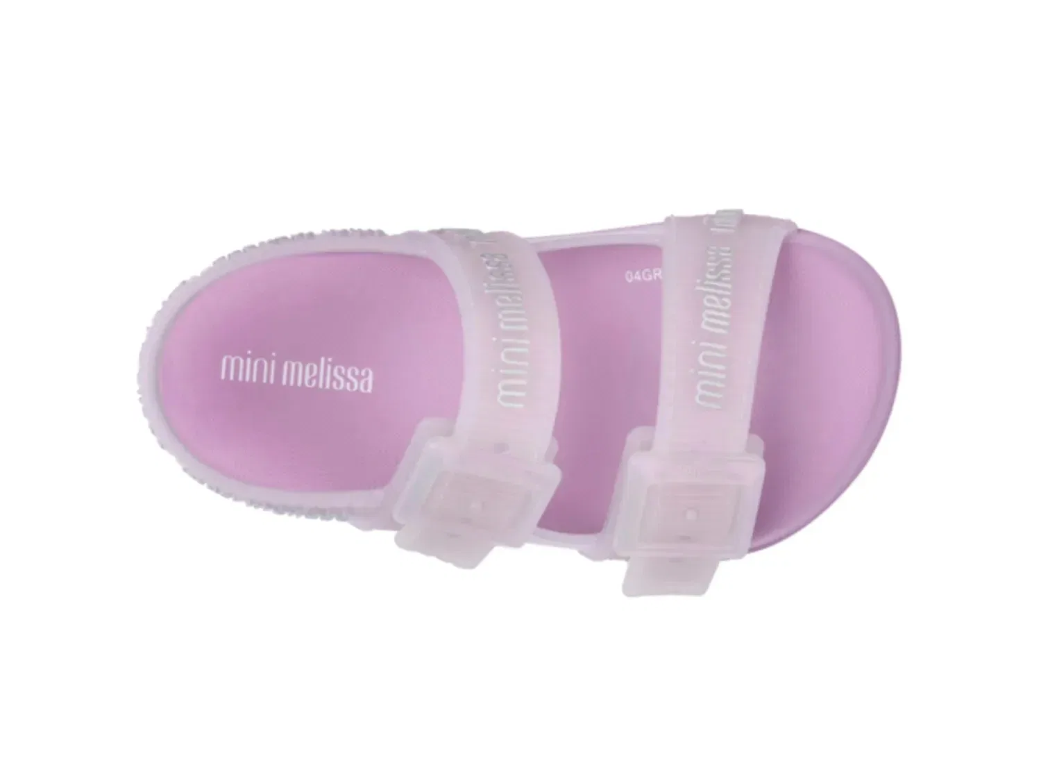 Сандалии джерси Mini Melissa Cozy M Lover, фиолетовые — фото 4
