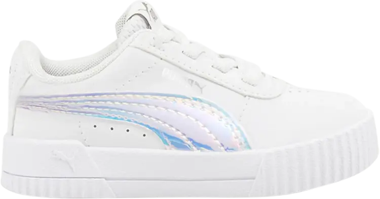 

Кроссовки Puma Carina Holo Infant White Silver, белый