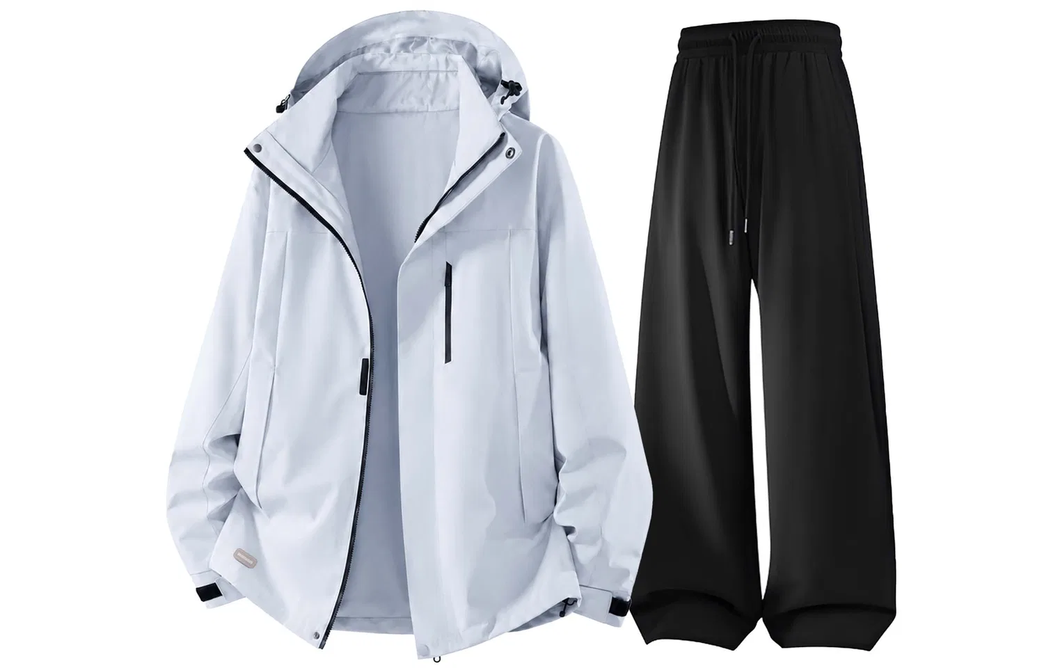 Детский комплект куртка и брюки с капюшоном Windbreaker Jacket & Pants Sets, Red Black WARRIOR — фото 3