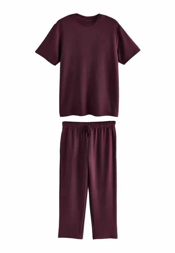Комплект пижамный из модала и полиэстера Regular fit - short sleeve set Next Plum Purple, фиолетовый