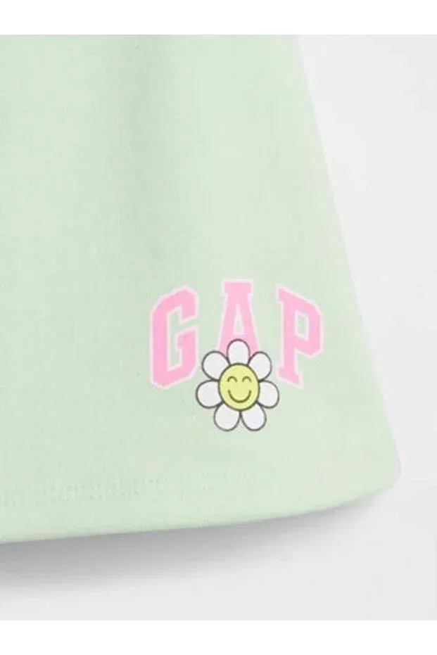 Детская юбка для девочек хлопковая Gap Kids, Green — фото 2
