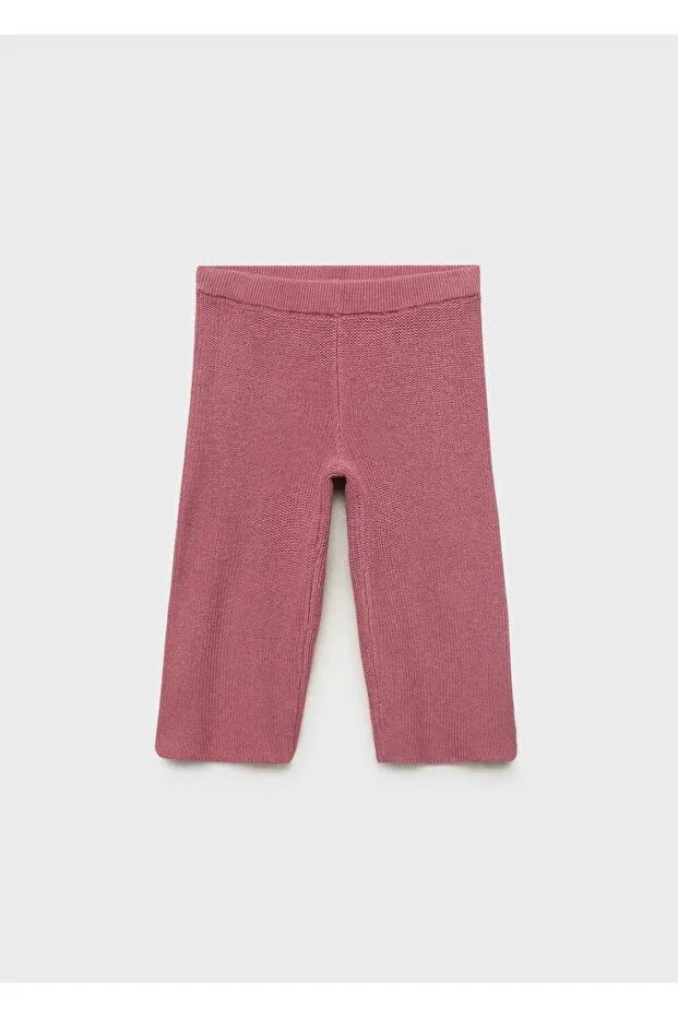 Детские брюки для девочек хлопковые Mango Baby, Cherry Red — фото 3