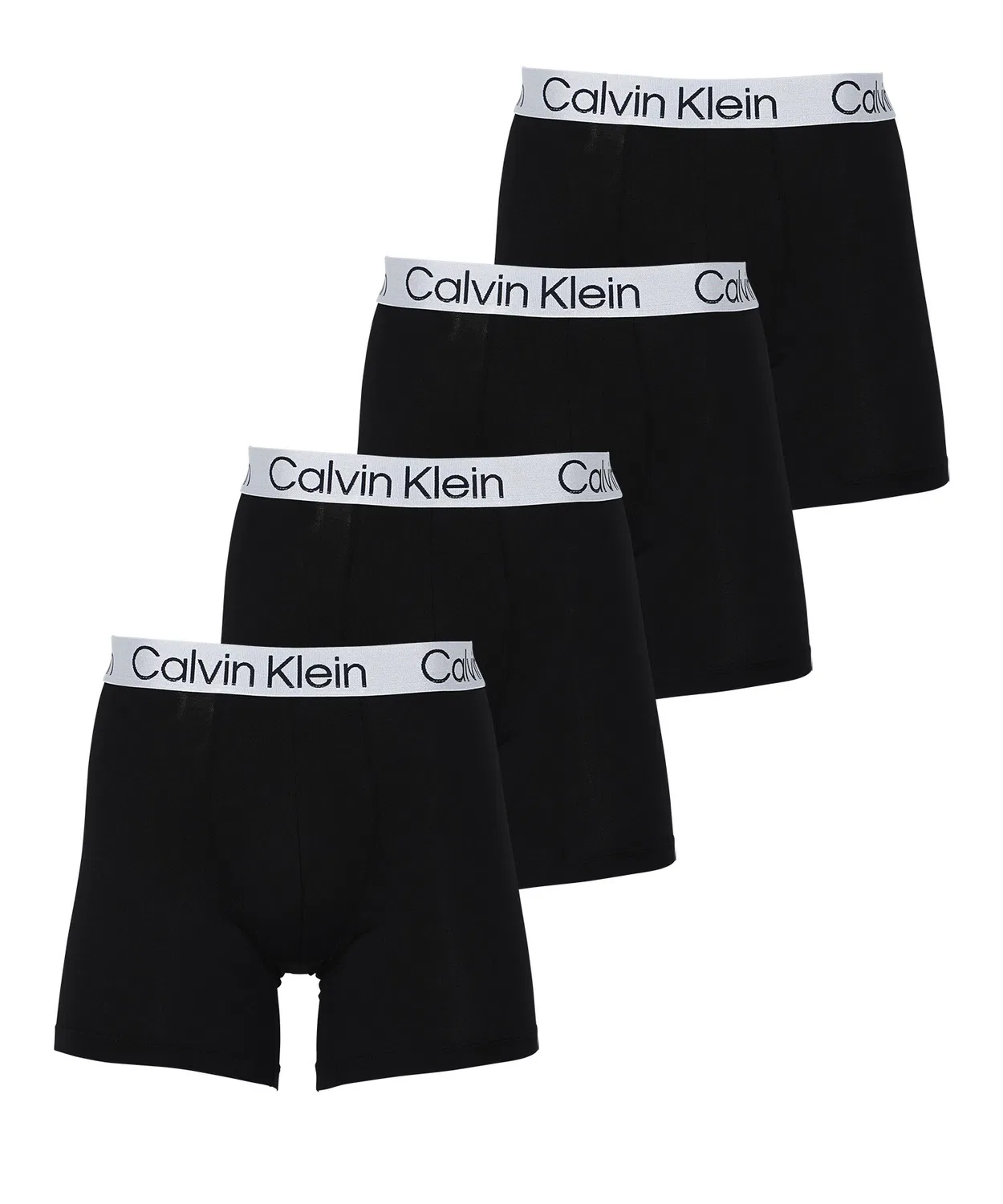 Мужской комплект длинных боксеров Calvin Klein Chromatic, 4 шт, Черный