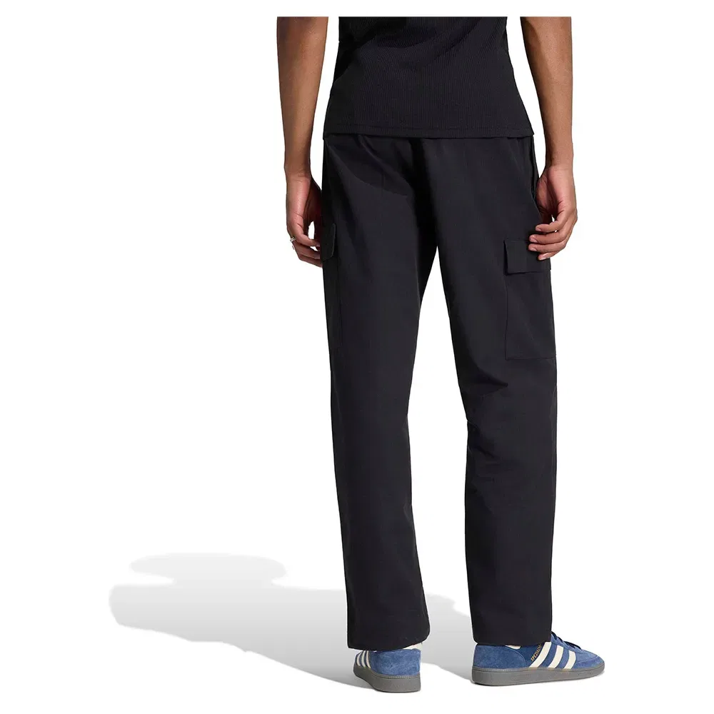 Мужские карго-брюки свободного кроя Trefoil Essentials Adidas Originals, Black — фото 2