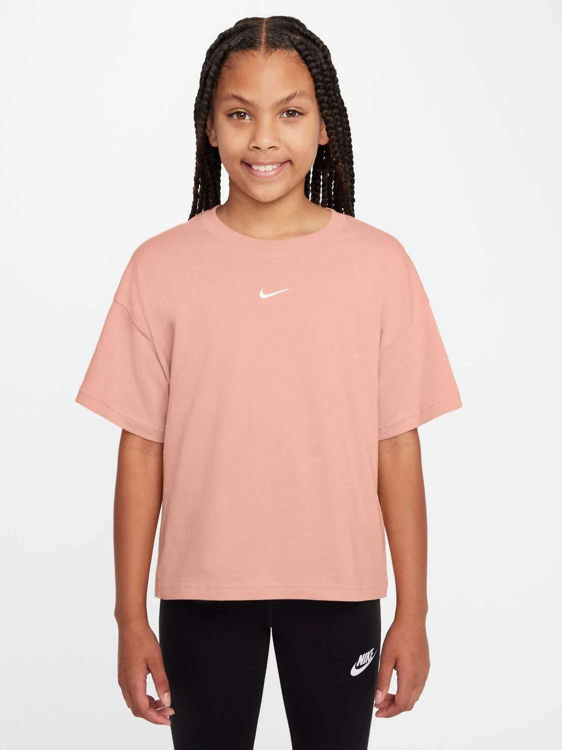 Футболка оверсайз Nike Sportswear, оранжевая