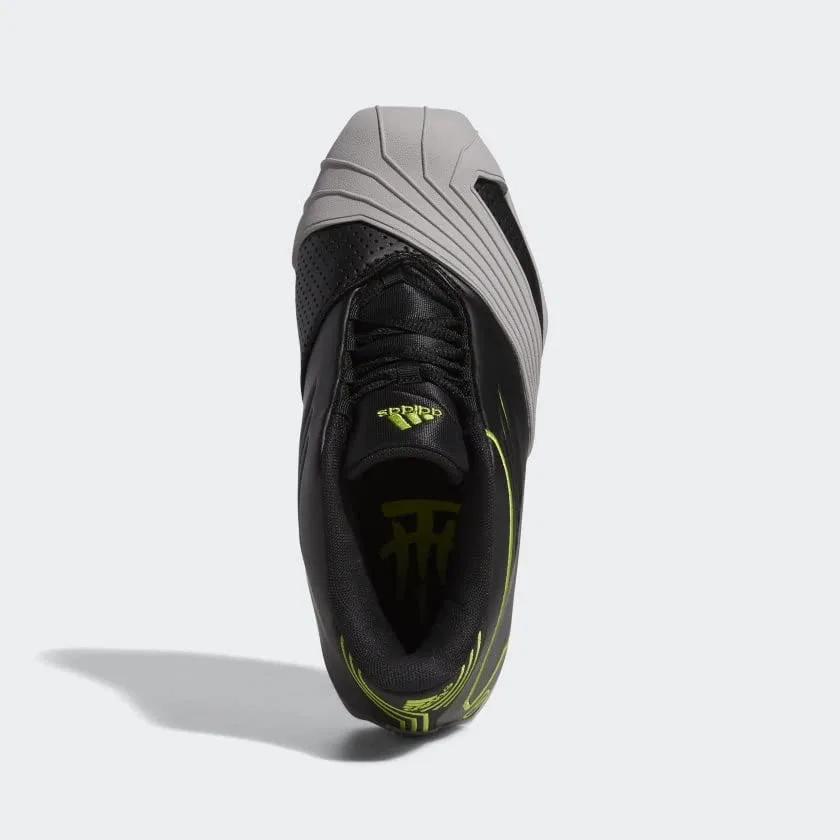 Детские баскетбольные кроссовки для мальчиков T-Mac 1 Adidas, Core Black Team Mid Grey Semi Solar — фото 2