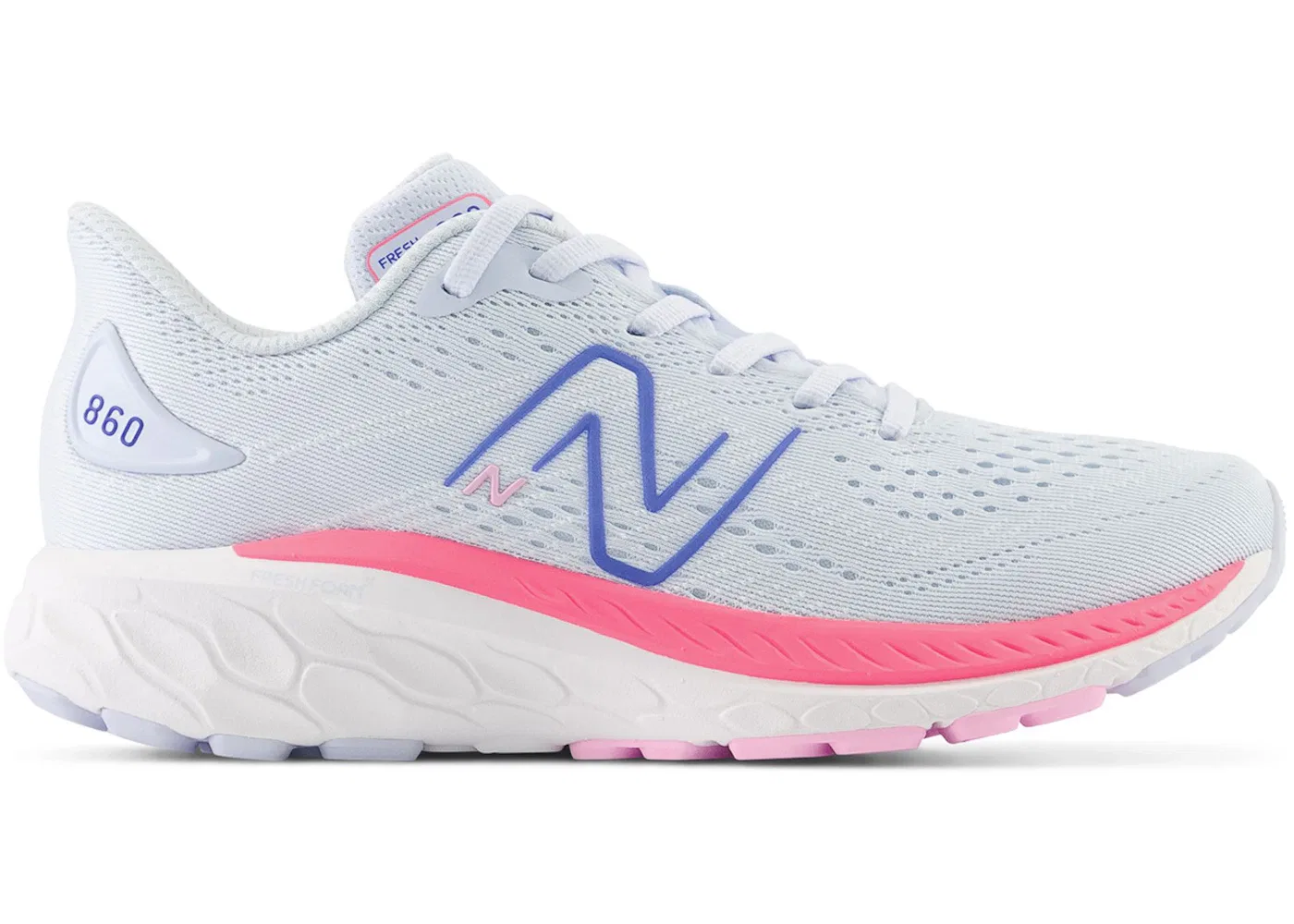 Детские кроссовки для бега с амортизацией New Balance Fresh Foam X 860v13, Moon Dust Neon Pink