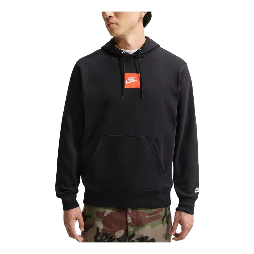 Мужское худи из футера Nike Sportswear Club, черный