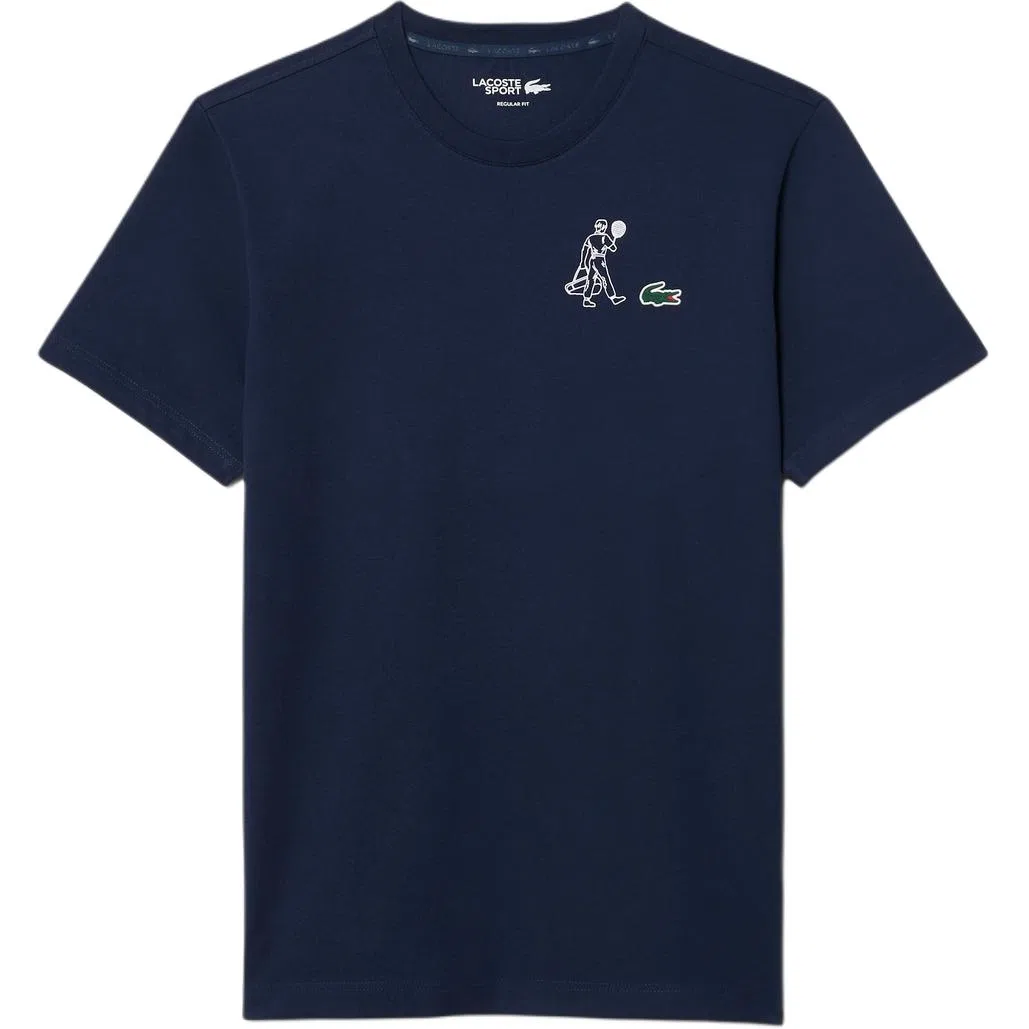 Мужская футболка с круглым вырезом LACOSTE, Navy Blue