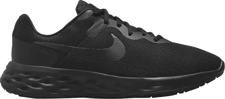 

Кроссовки Nike Revolution 6 Extra Wide 'Triple Black', черный