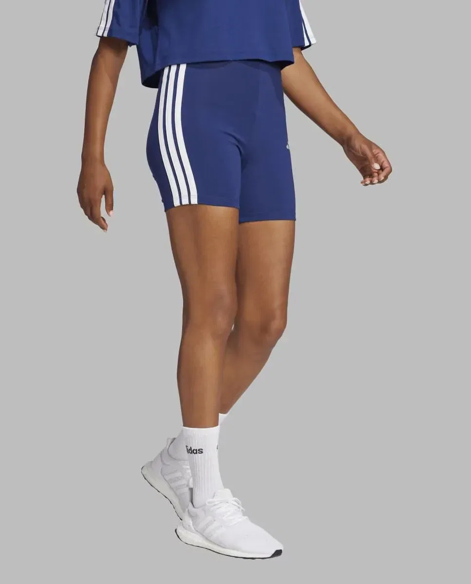 Женские леггинсы из хлопка Essential adidas, Синий — фото 3