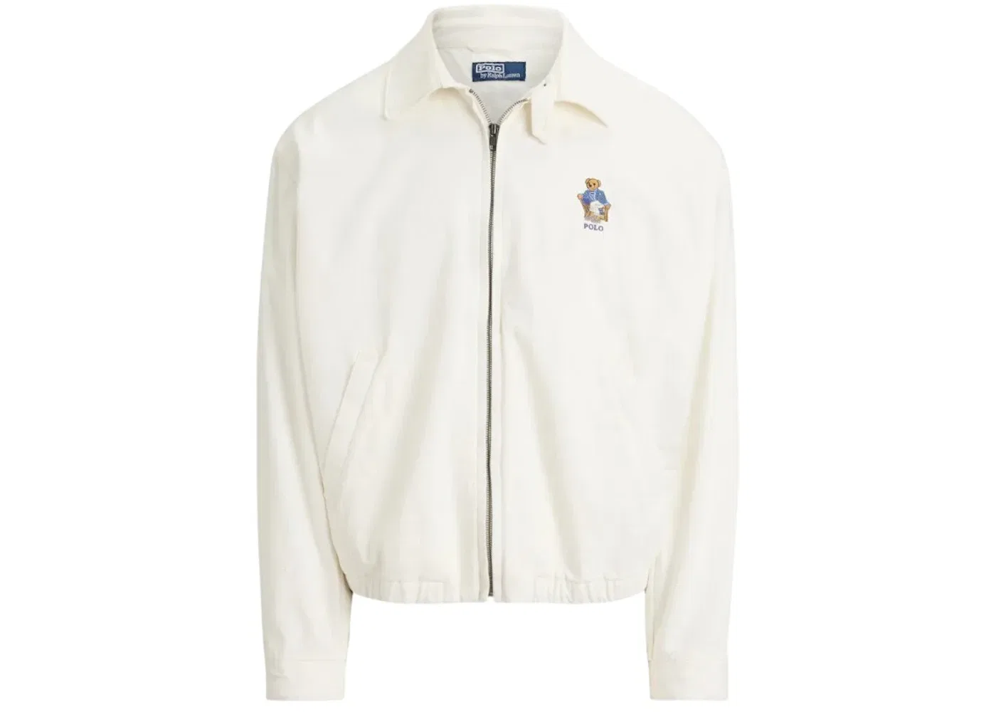 Мужская ветровка с принтом Bear Windbreaker Polo Ralph Lauren, Paper White
