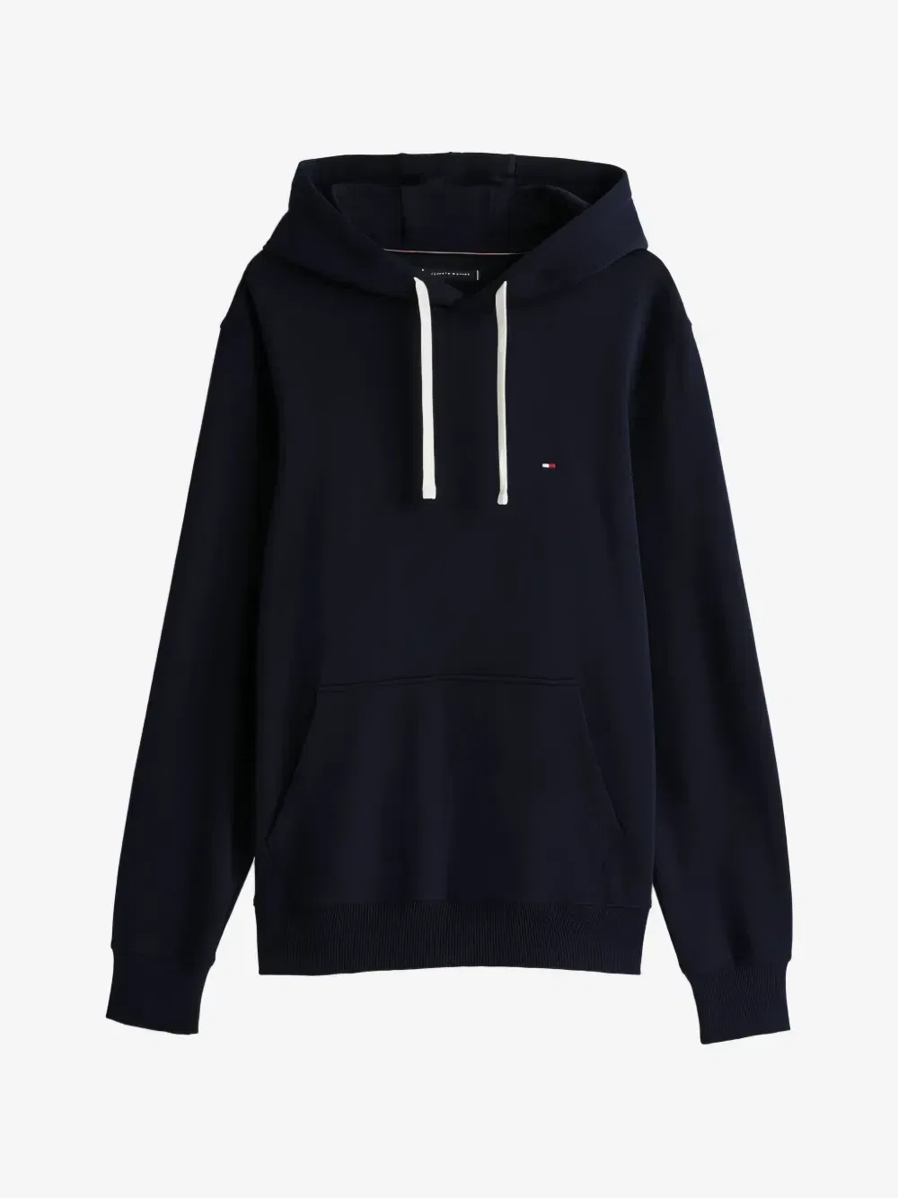 Хлопковое худи с вышитым логотипом Tommy Hilfiger, синий