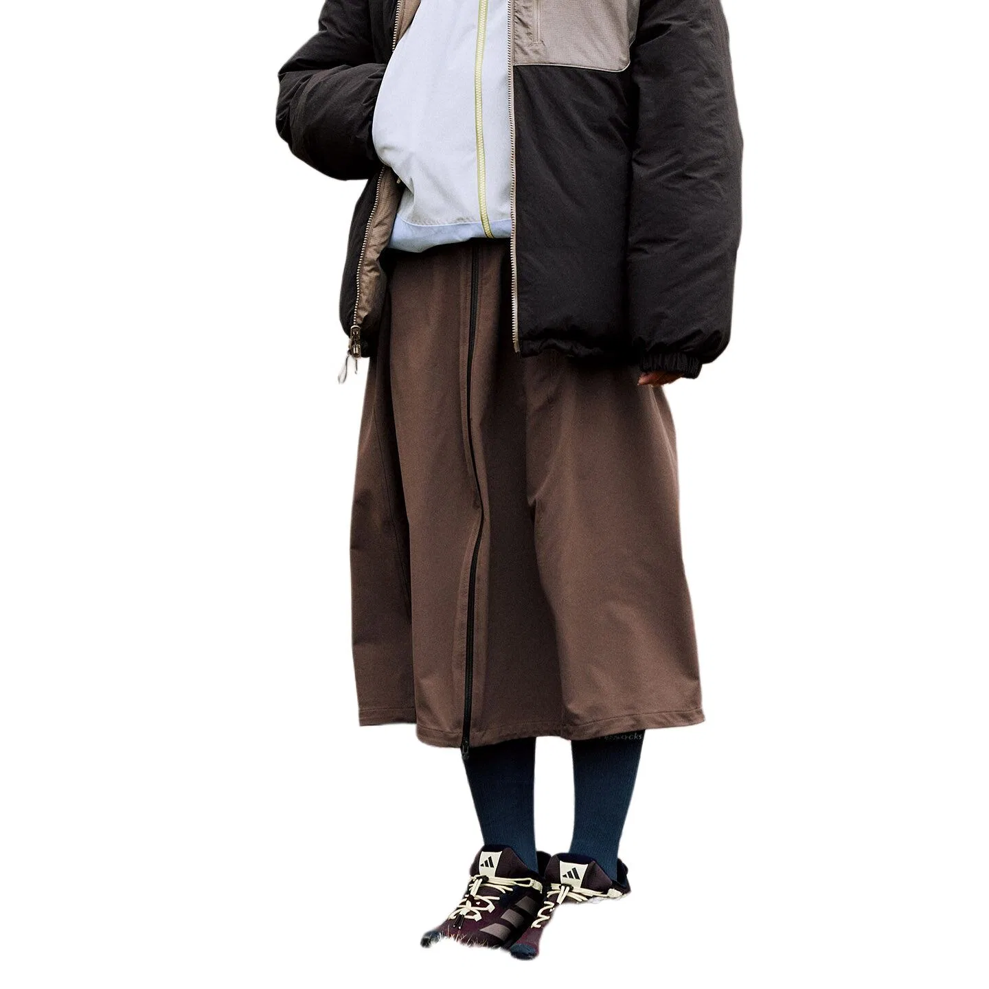 Женская длинная юбка Adidas Terrex Stratum Dark Earthy Brown, Dark Earthy Brown — фото 4