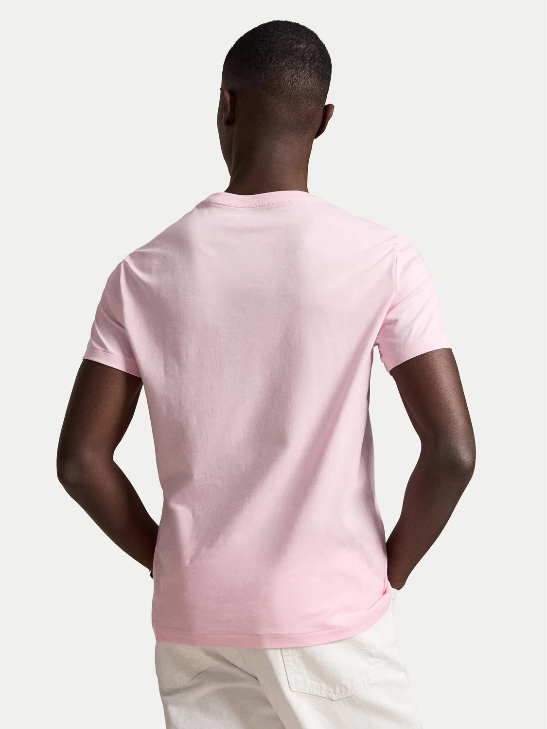 Мужская футболка стандартного кроя Polo Ralph Lauren, светло-розовый — фото 3