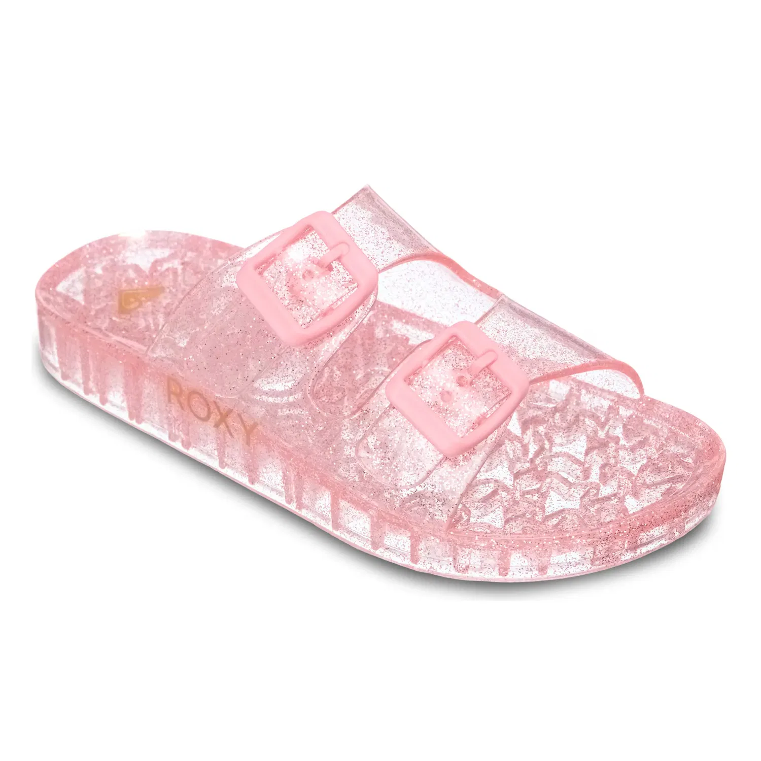 Детские шлепанцы для девочек с блестками Roxy, Rosa