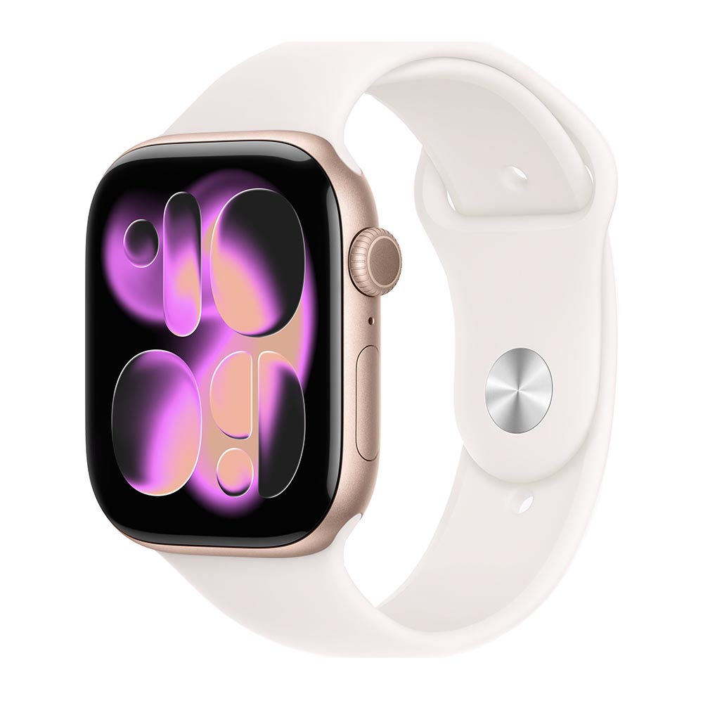 

Умные часы Apple Watch Series 11 (GPS), 42 мм, Rose Gold Aluminum Case/Light Blush Sport Band - S/M, Розовый, Умные часы Apple Watch Series 11 (GPS), 42 мм, Rose Gold Aluminum Case/Light Blush Sport Band - S/M